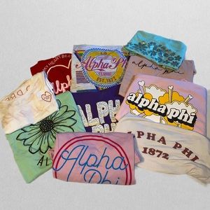 Alpha Phi T-Shirt Bundle
